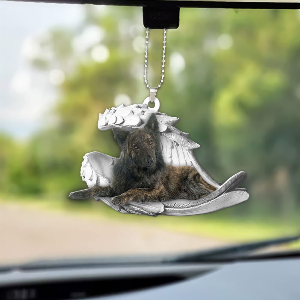 Dutch Shepherd-2022 Sleeping Angel-Two Sided Ornament