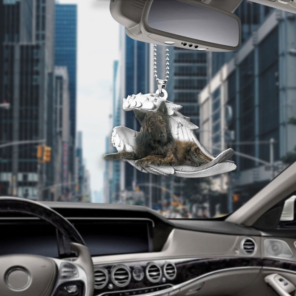 Dutch Shepherd-2022 Sleeping Angel-Two Sided Ornament