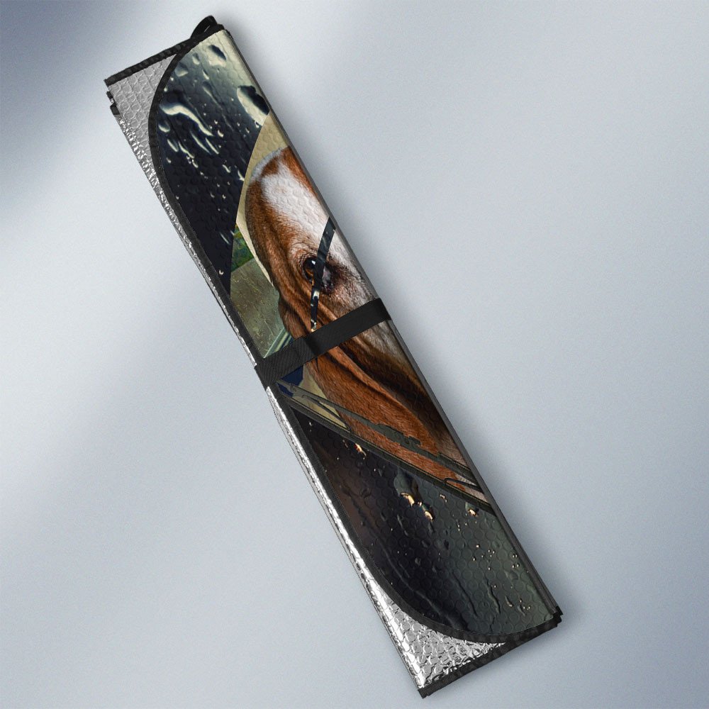 Bloodhound-Rainy Driving Car Sun Shade Cover Auto Windshield