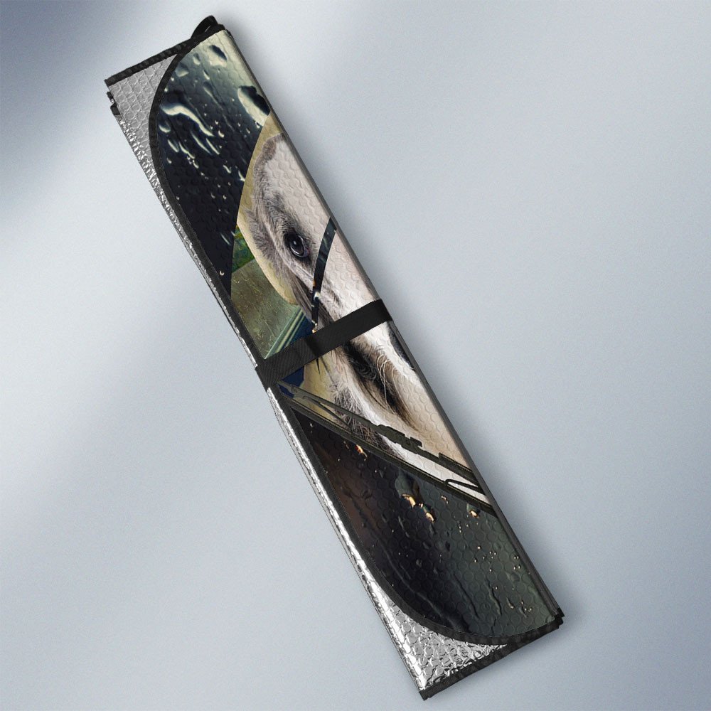 Borzoi-Rainy Driving Car Sun Shade Cover Auto Windshield