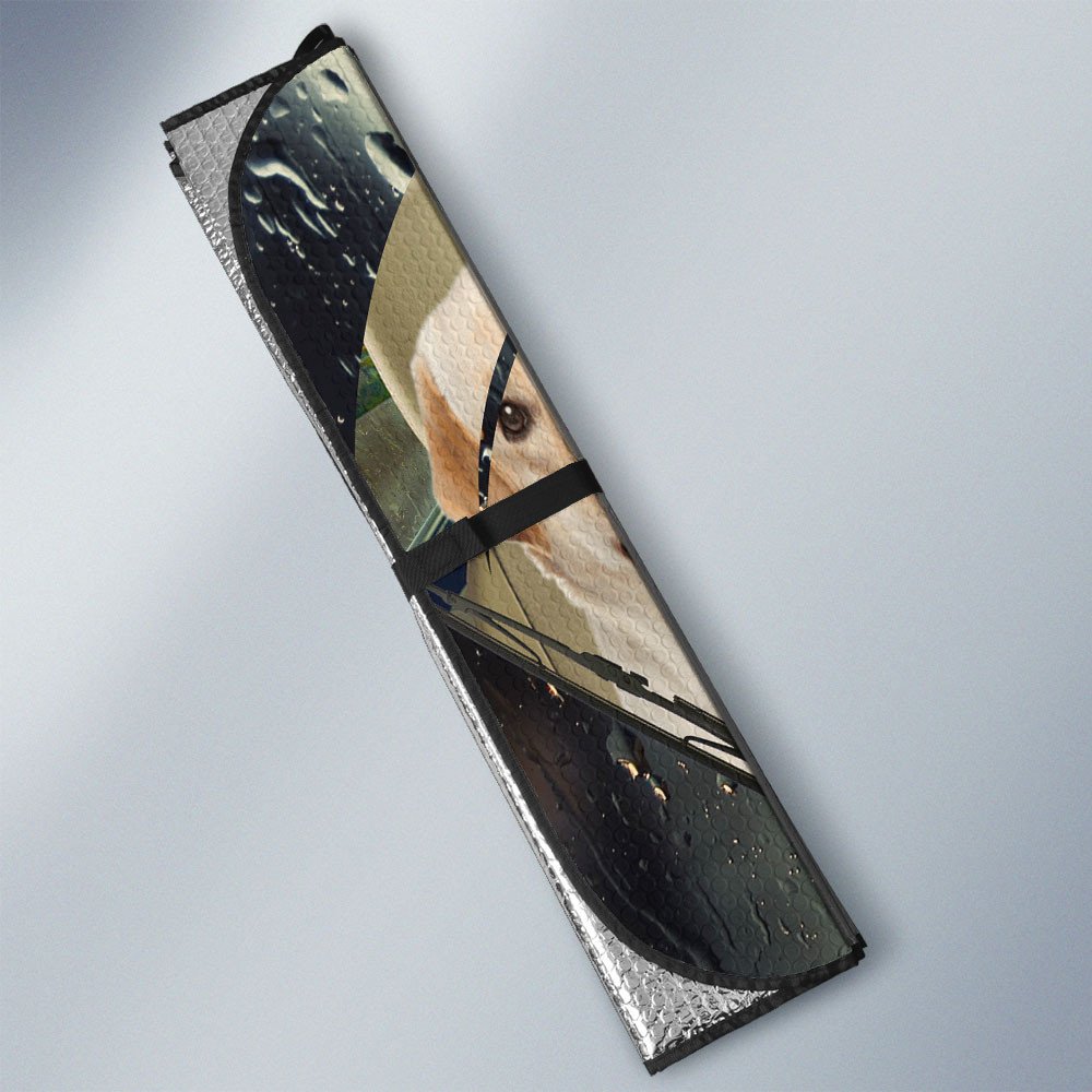 Labrador Retriever-Rainy Driving Car Sun Shade Cover Auto Windshield
