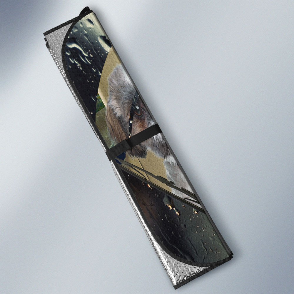 Shih Tzu-Rainy Driving Car Sun Shade Cover Auto Windshield