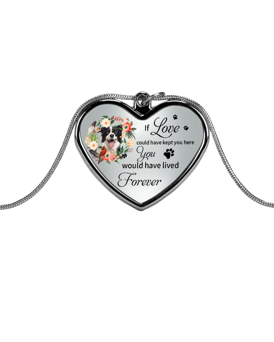 Personalized Memorial Heart Necklace-Love forever Necklace