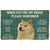 Noodever 3D 3D Please Remember Doges House Rules Doormat