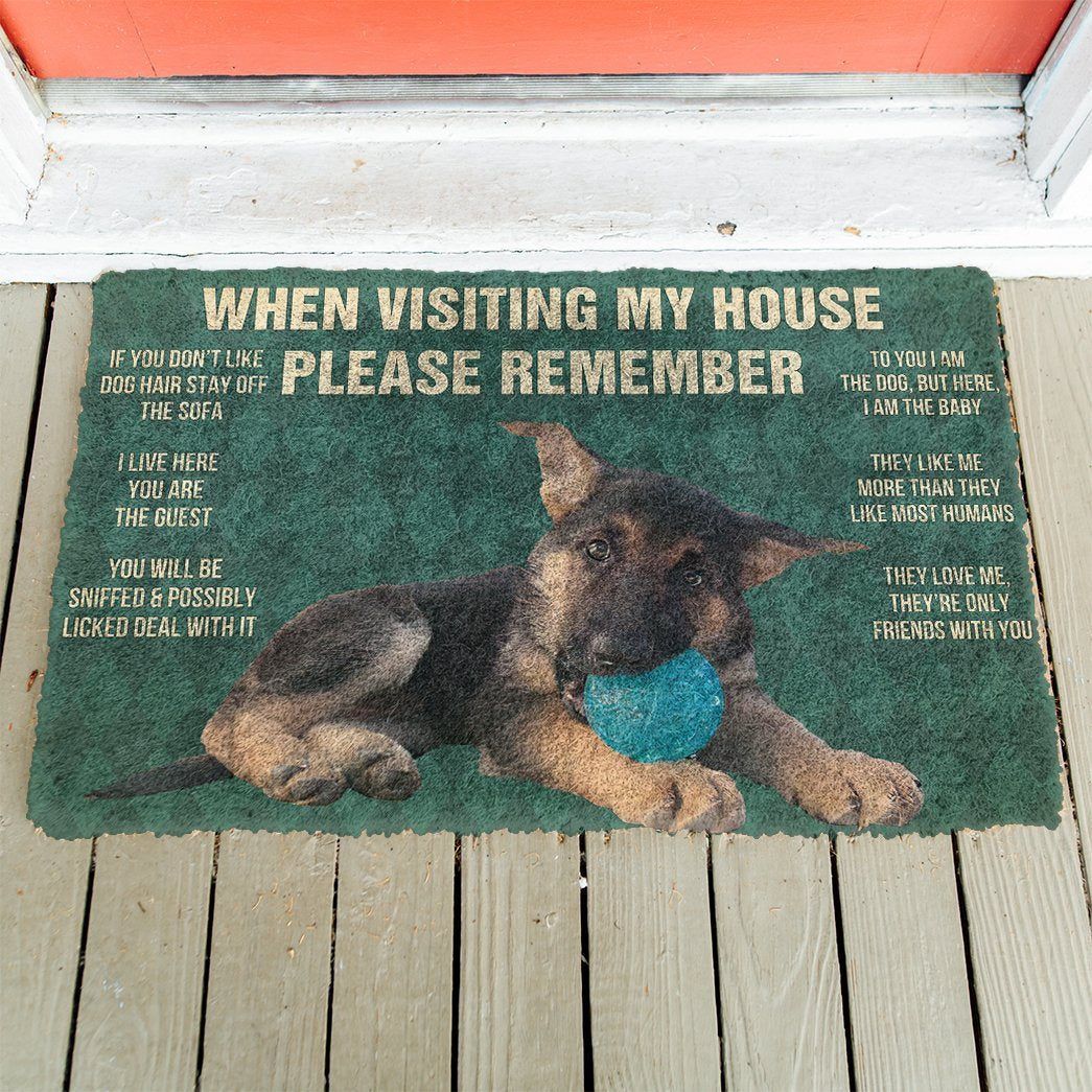 Noodever 3D Please Remember Doormat