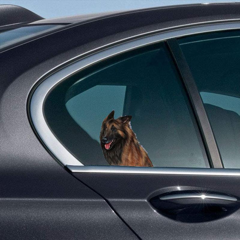 Belgian Tervuren-On The Move Window Car Sticker