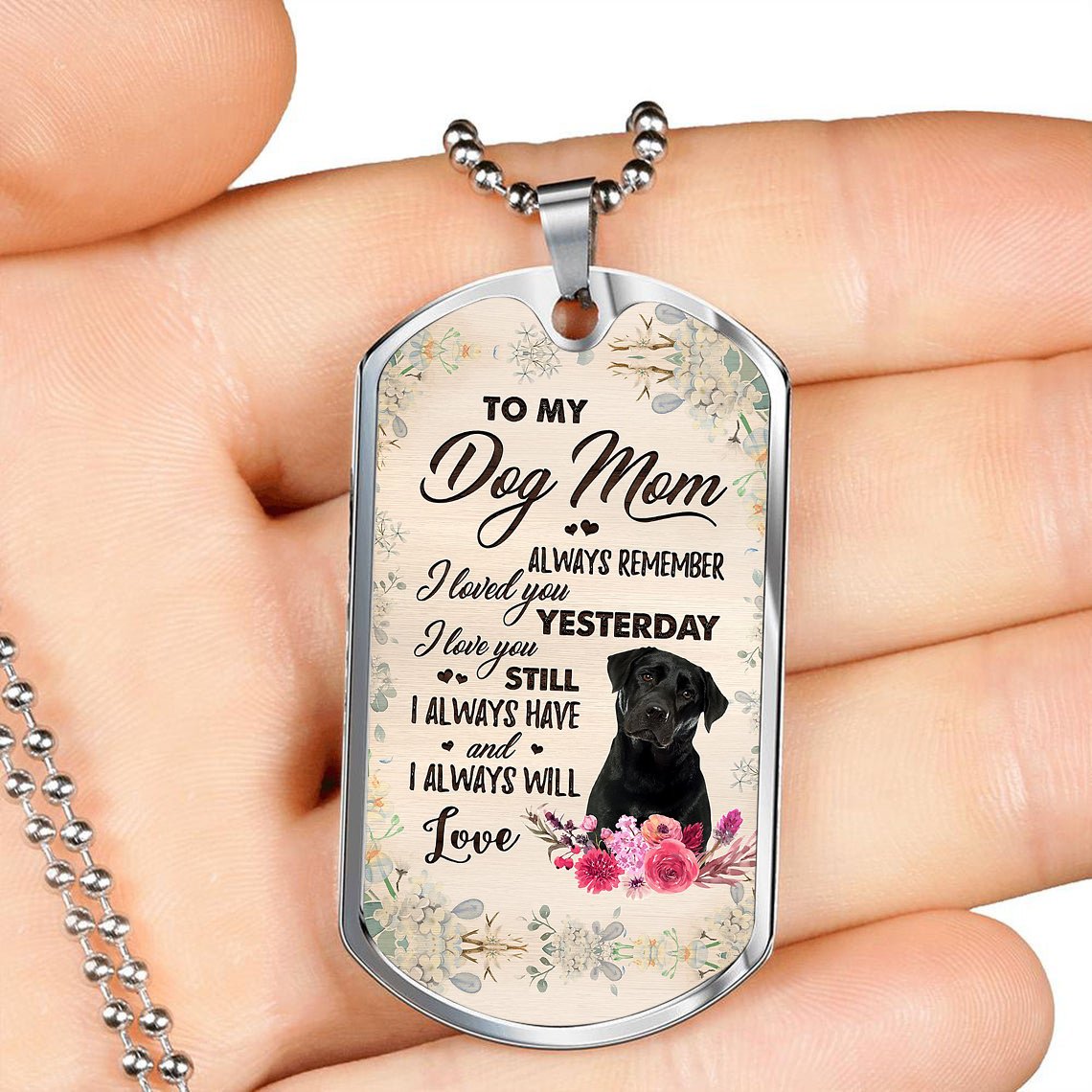 Dog Mom-Black labrador-Luxury Necklace