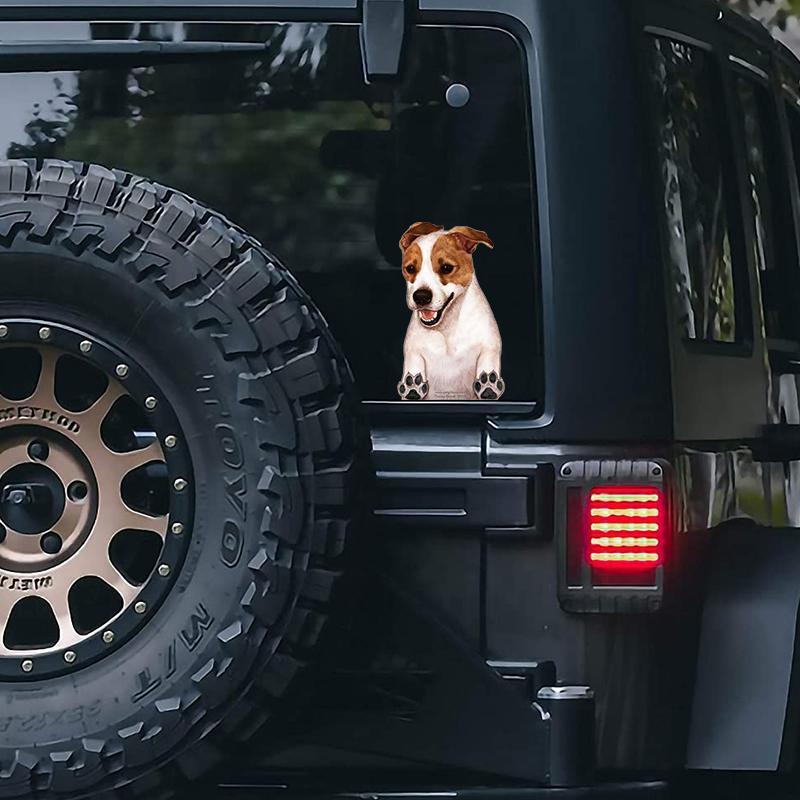 Jack Russell Terrier-On The Move Window Car Sticker