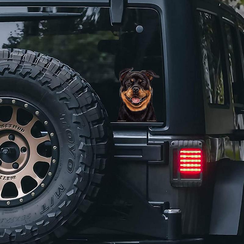 Rottweiler-On The Move Window Car Sticker