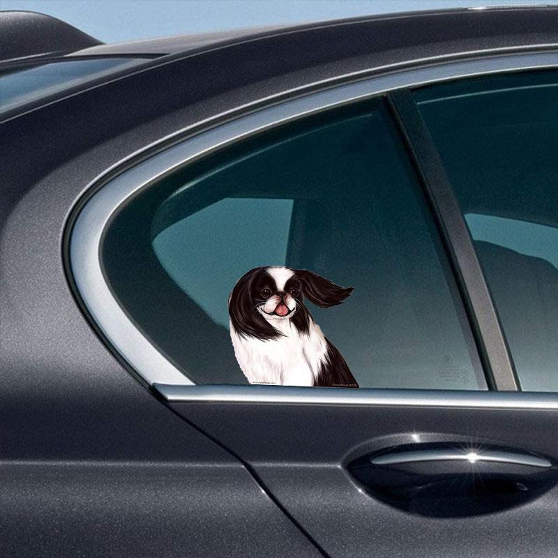 Japanese Chin-On The Move Window Car Sticker