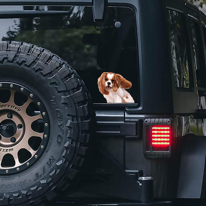 Cavalier King Charles-On The Move Window Car Sticker