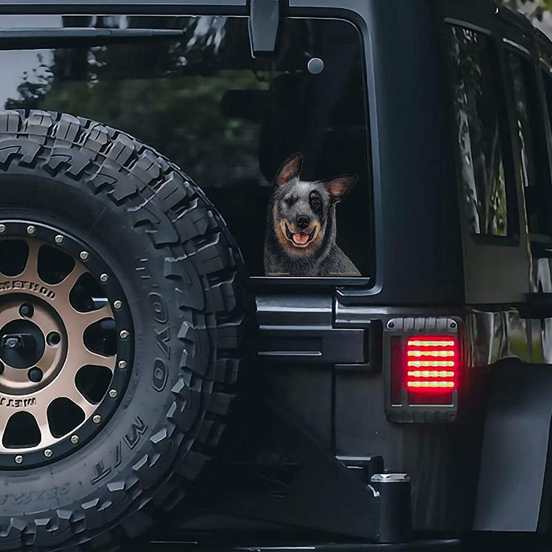 Australian Cattle Dog-On The Move Window Car Sticker