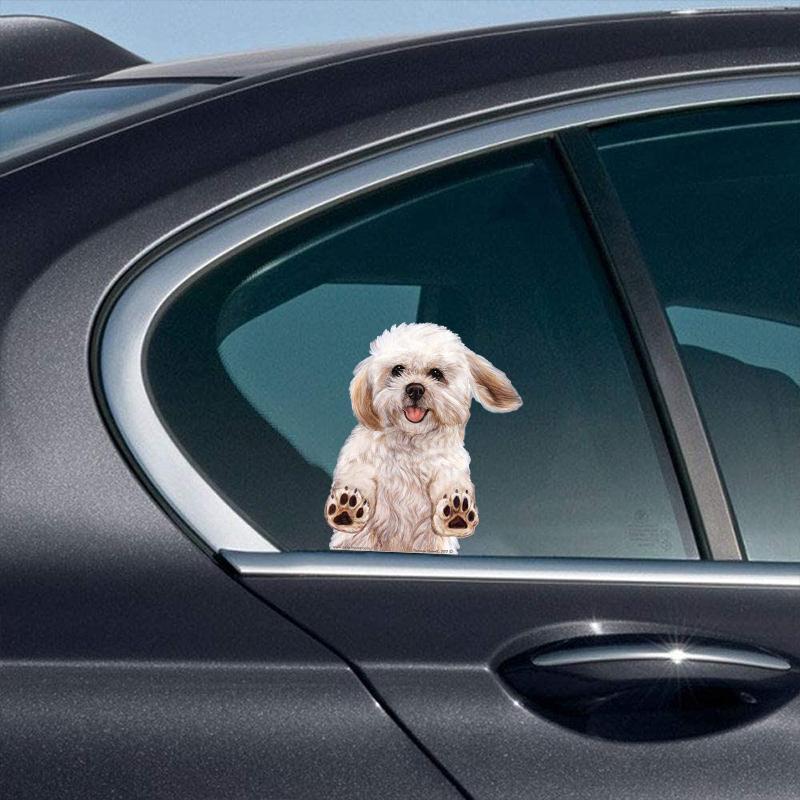 Shi Poo-On The Move Window Car Sticker