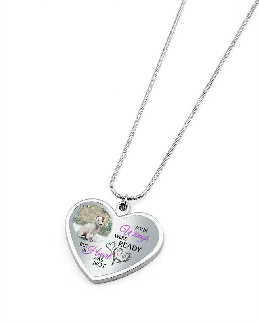 JACK RUSSELL Your Wings Metallic Heart Necklace