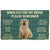 Noodever 3D Please Remember Golden Retrievier Puppy Dogs House Rules Doormat