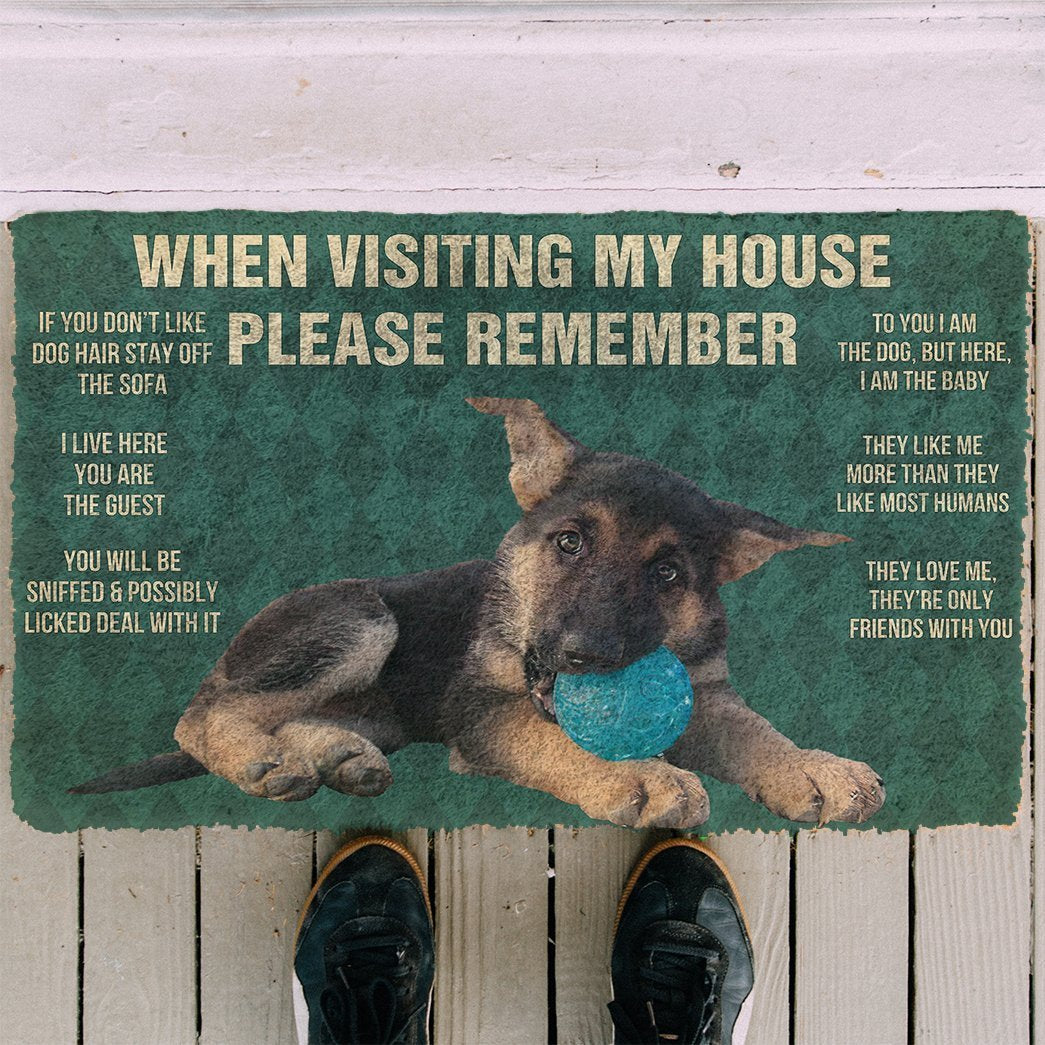 Noodever 3D Please Remember Doormat