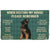 Noodever 3D Please Remember German Shepherd Puppy Dogs House Rules Doormat