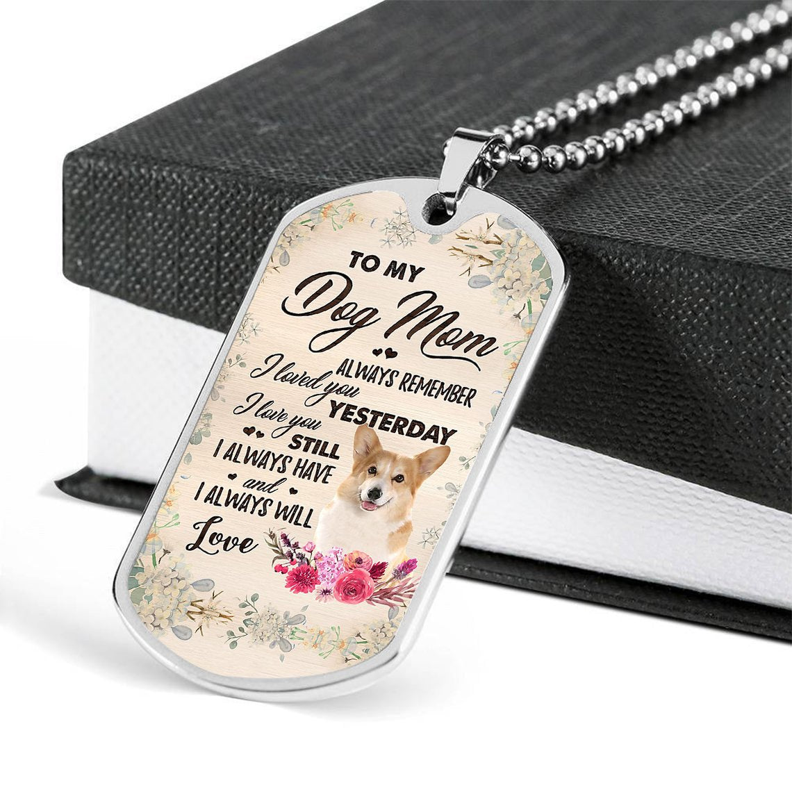 Dog Mom-Corgi-Luxury Necklace