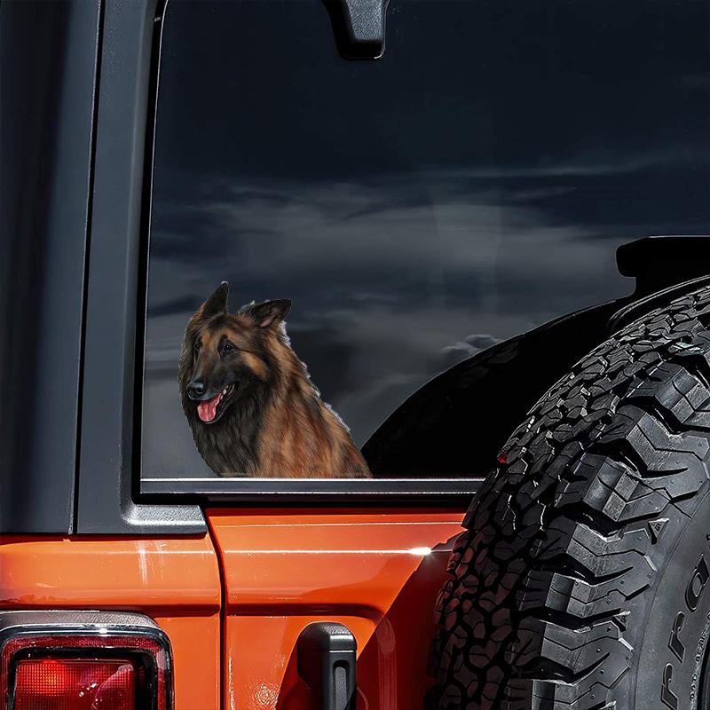 Belgian Tervuren-On The Move Window Car Sticker
