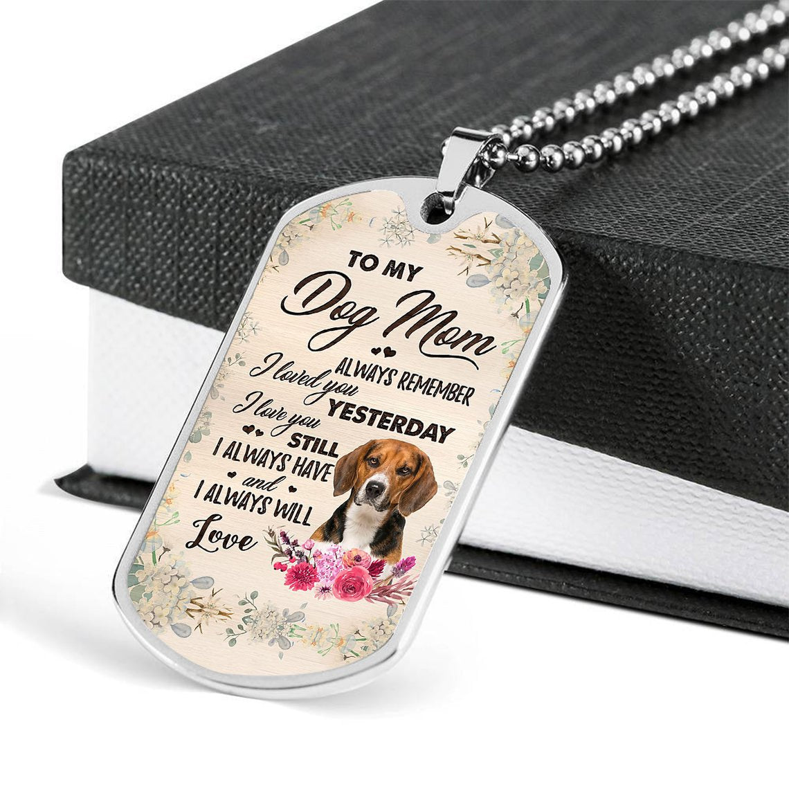 Dog Mom-Beagle 2-Luxury Necklace
