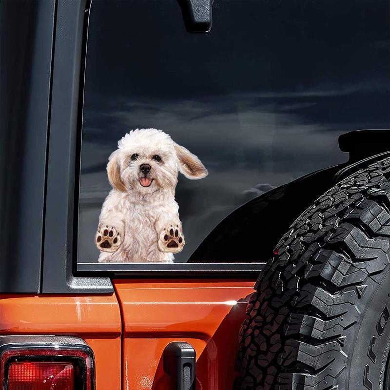Shi Poo-On The Move Window Car Sticker