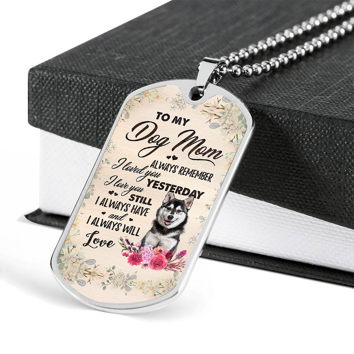 Dog Mom-Husky-Luxury Necklace