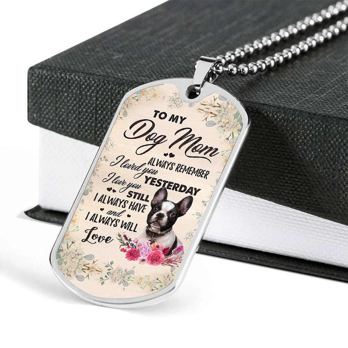 Dog Mom-French Bulldog 2-Luxury Necklace