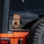 Airedale-On The Move Window Car Sticker