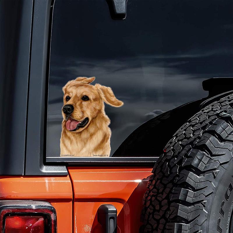 Dog On the Move Window Car Sticker