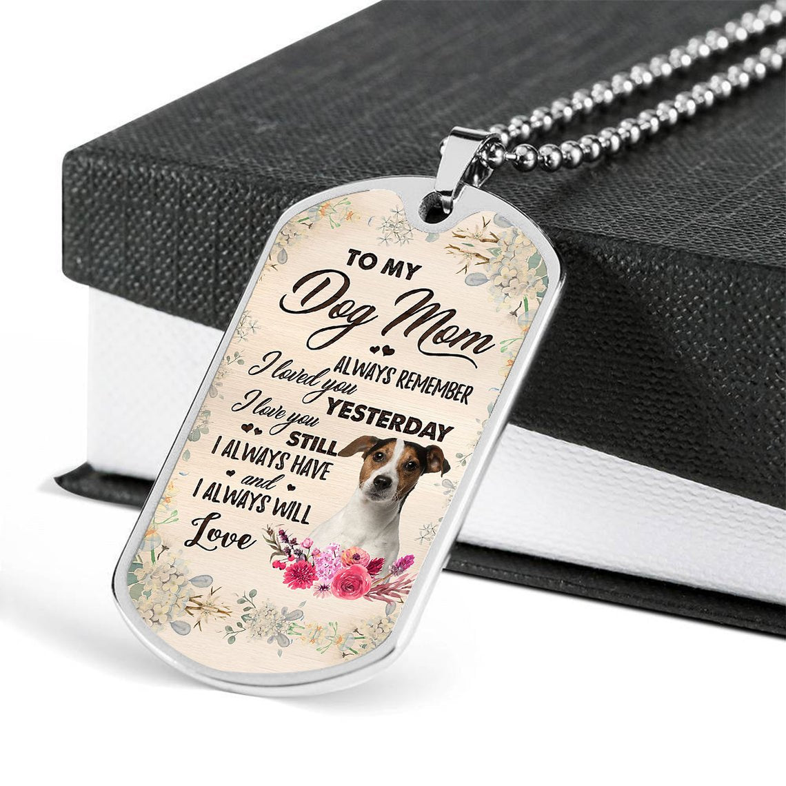 Dog Mom-Jack Russell Terrier 1-Luxury Necklace