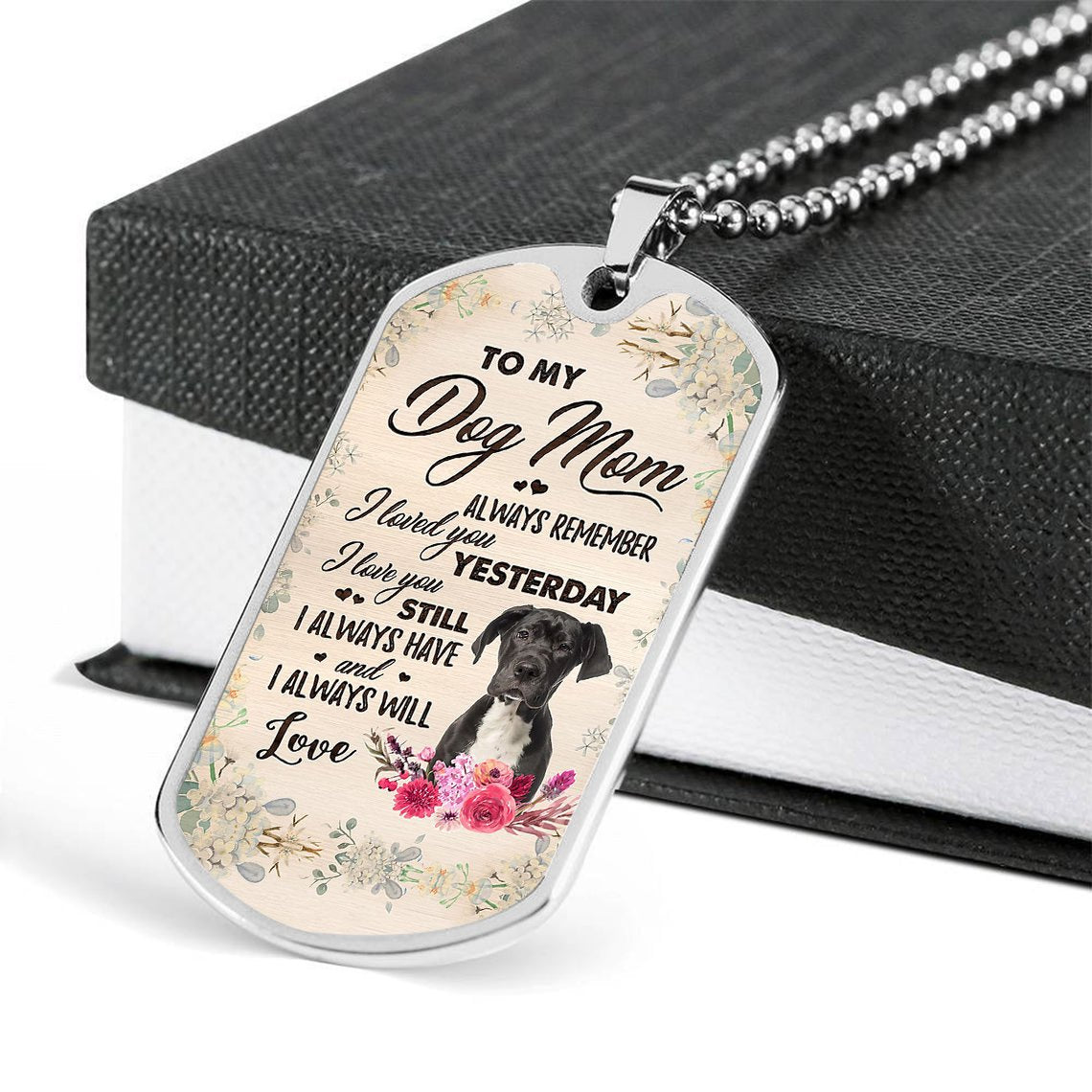 Dog Mom-Great Dane 1-Luxury Necklace