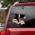 THE SPHYNX CRACK CAR STICKER CATS LOVER