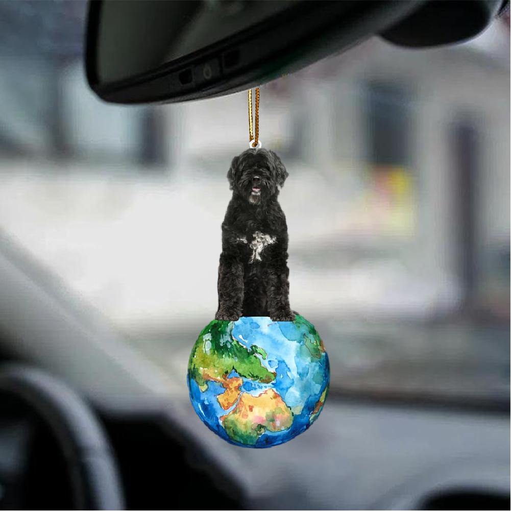 Portuguese Water Dog-Around My Dog-Two Sided Ornament