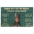 Noodever 3D Please Remember Doberman Dog House Rule Doormat