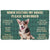 Noodever 3D Please Remember Pembroke Welsh Corgi Puppy Dogs House Rules Doormat