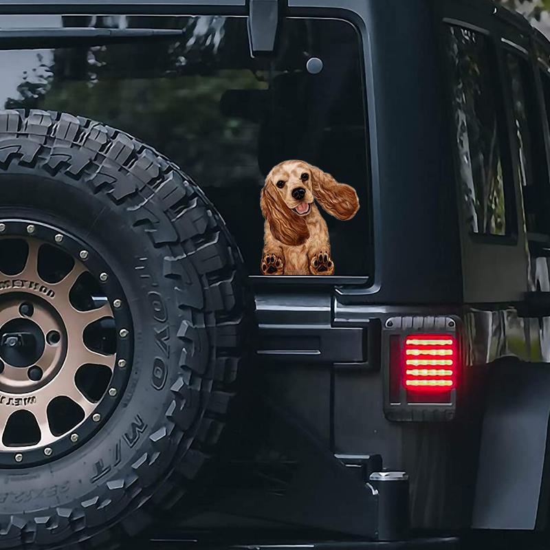 Cocker Spaniel-On The Move Window Car Sticker