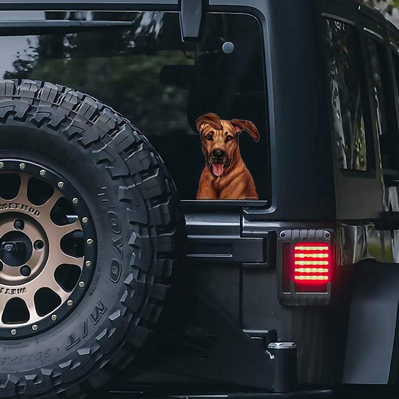 Rhodesian Ridgeback-On The Move Window Car Sticker