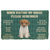 Noodever 3D Please Remember Jack Russell Terrier Puppy Dogs House Rules Doormat