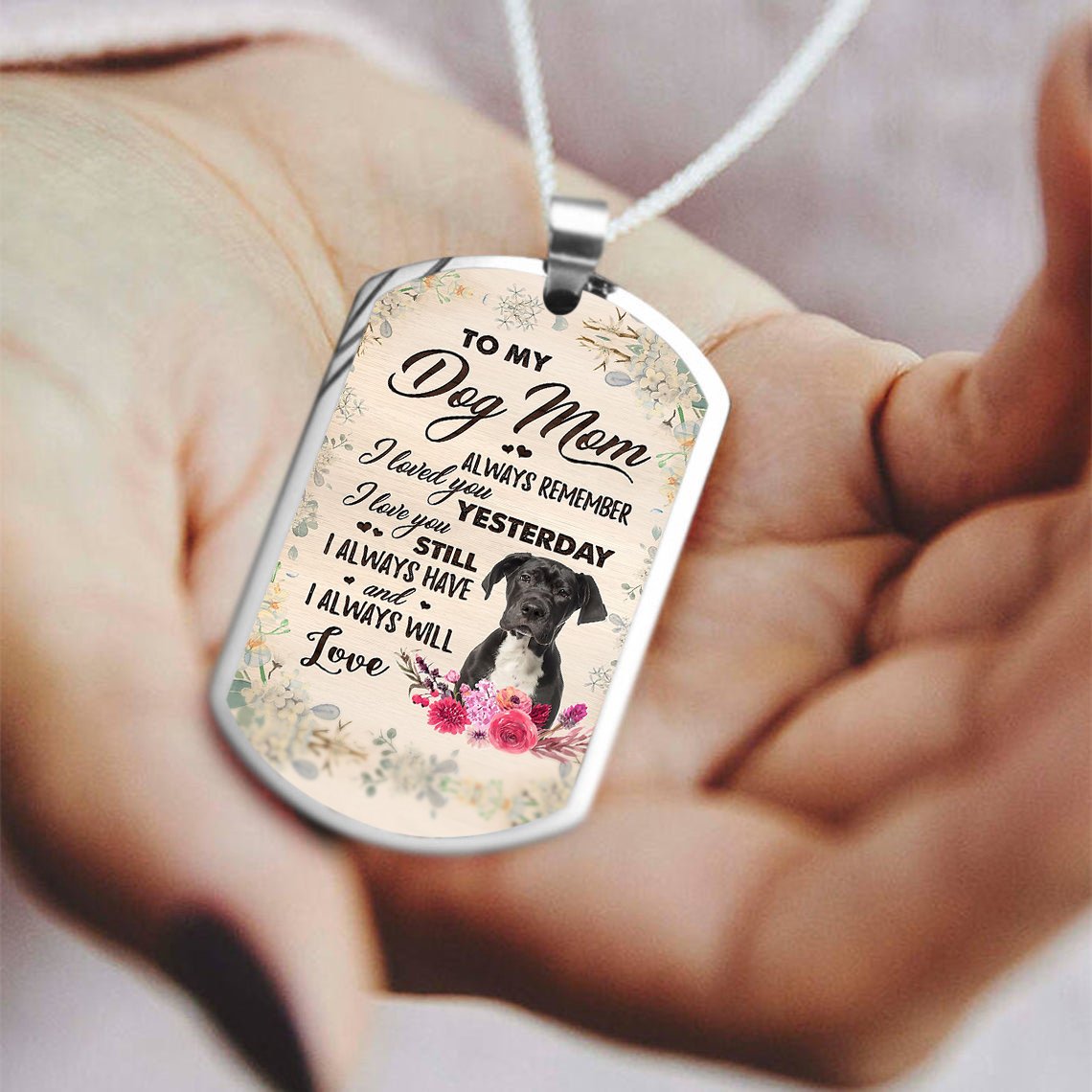 Dog Mom-Great Dane 1-Luxury Necklace