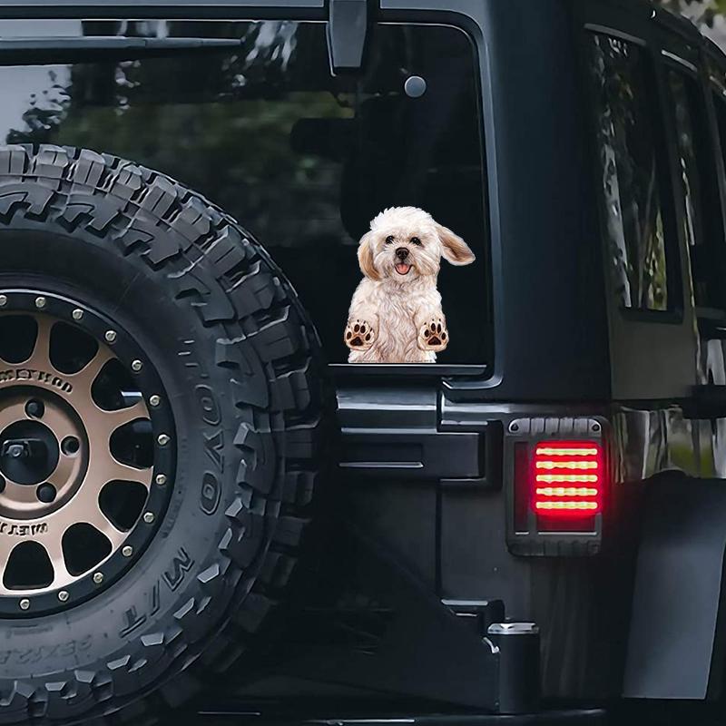 Shi Poo-On The Move Window Car Sticker