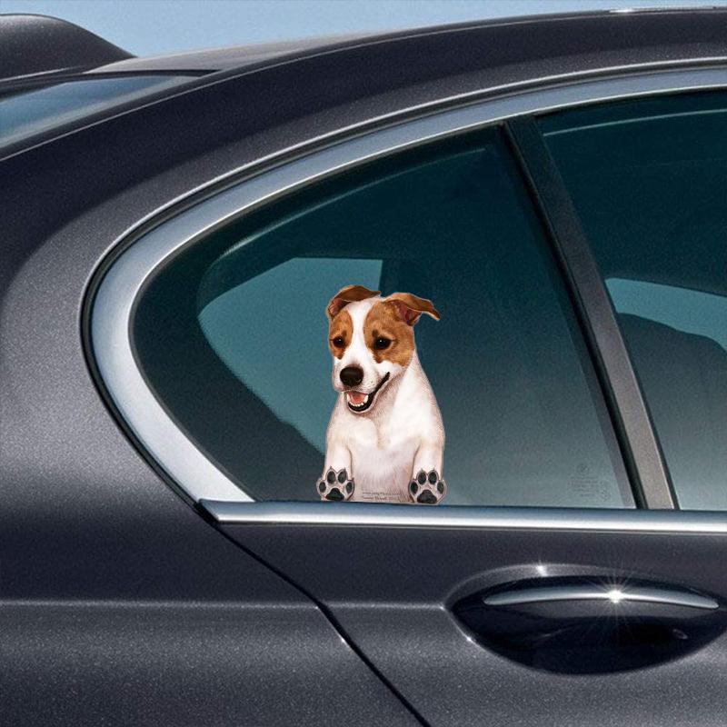 Jack Russell Terrier-On The Move Window Car Sticker