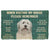 Noodever 3D Please Remember English Sheepdog House Rules Doormat