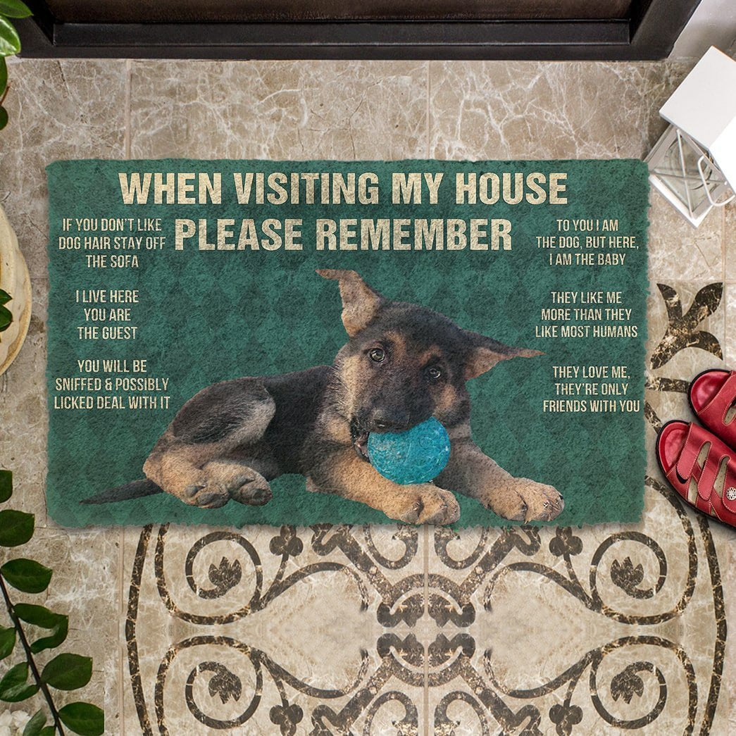 Noodever 3D Please Remember Doormat