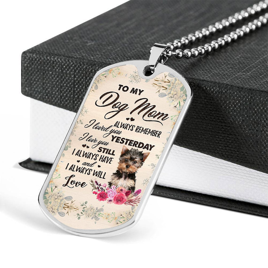 Dog Mom-Yorkshire Terrier-Luxury Necklace