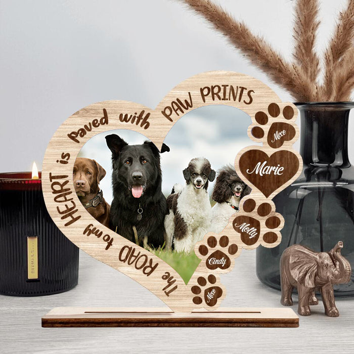 Custom Personalized Memorial Dog Mom Personalized Upload Photo Wooden Plaque