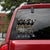 Funny Dairy Cow Dancing Crack Car Sticker