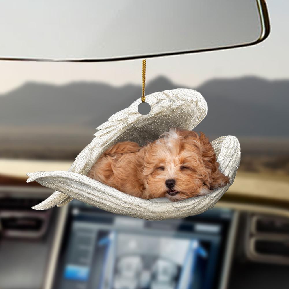 Maltipoo sleeping angel Maltipoo lover dog mom ornament
