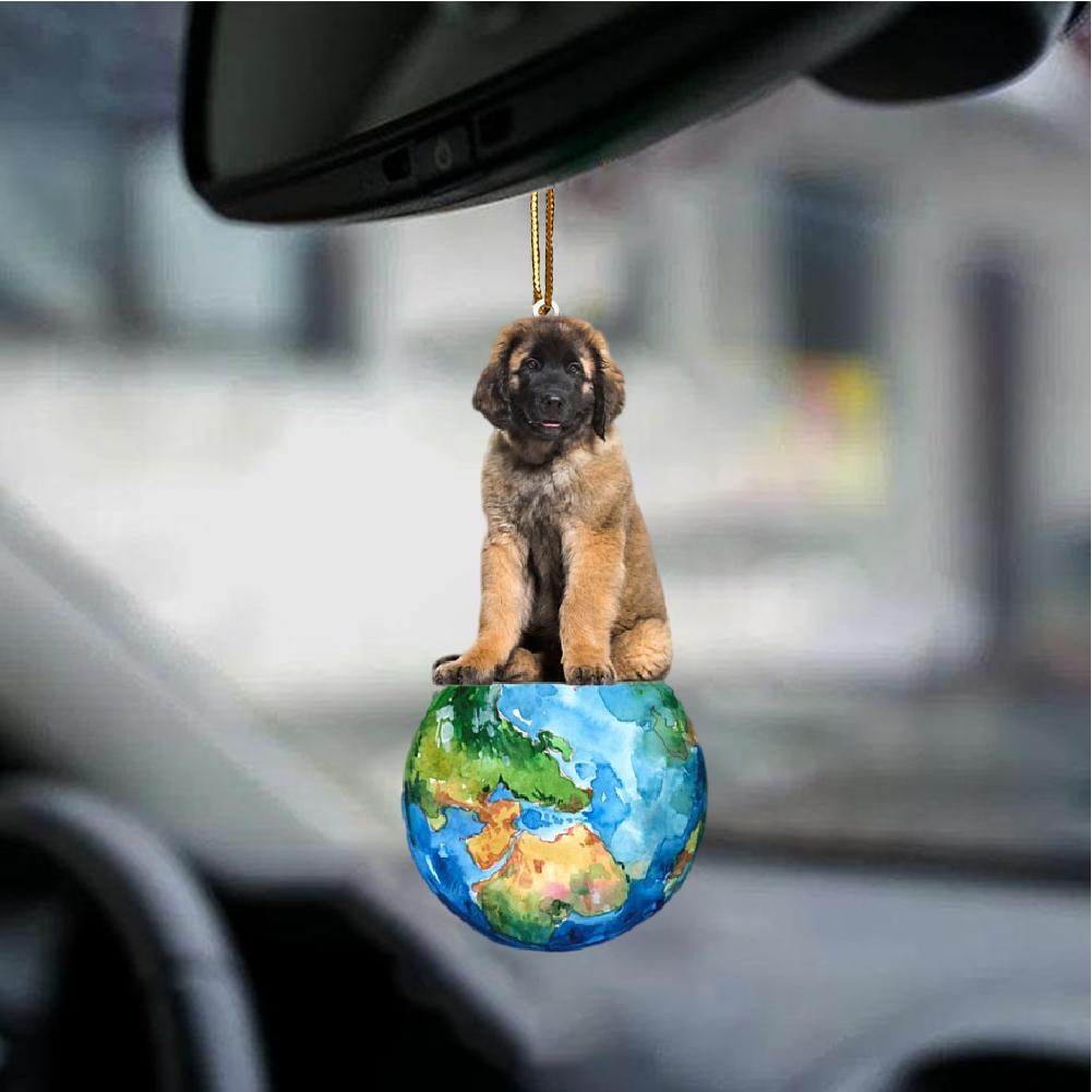 Leonberger-Around My Dog-Two Sided Ornament