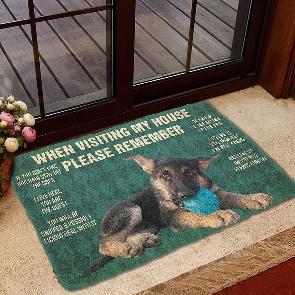 Noodever 3D Please Remember Doormat
