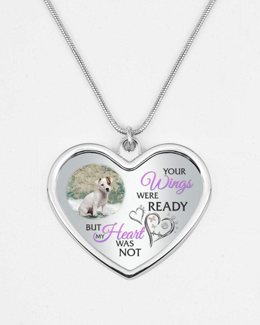 JACK RUSSELL Your Wings Metallic Heart Necklace
